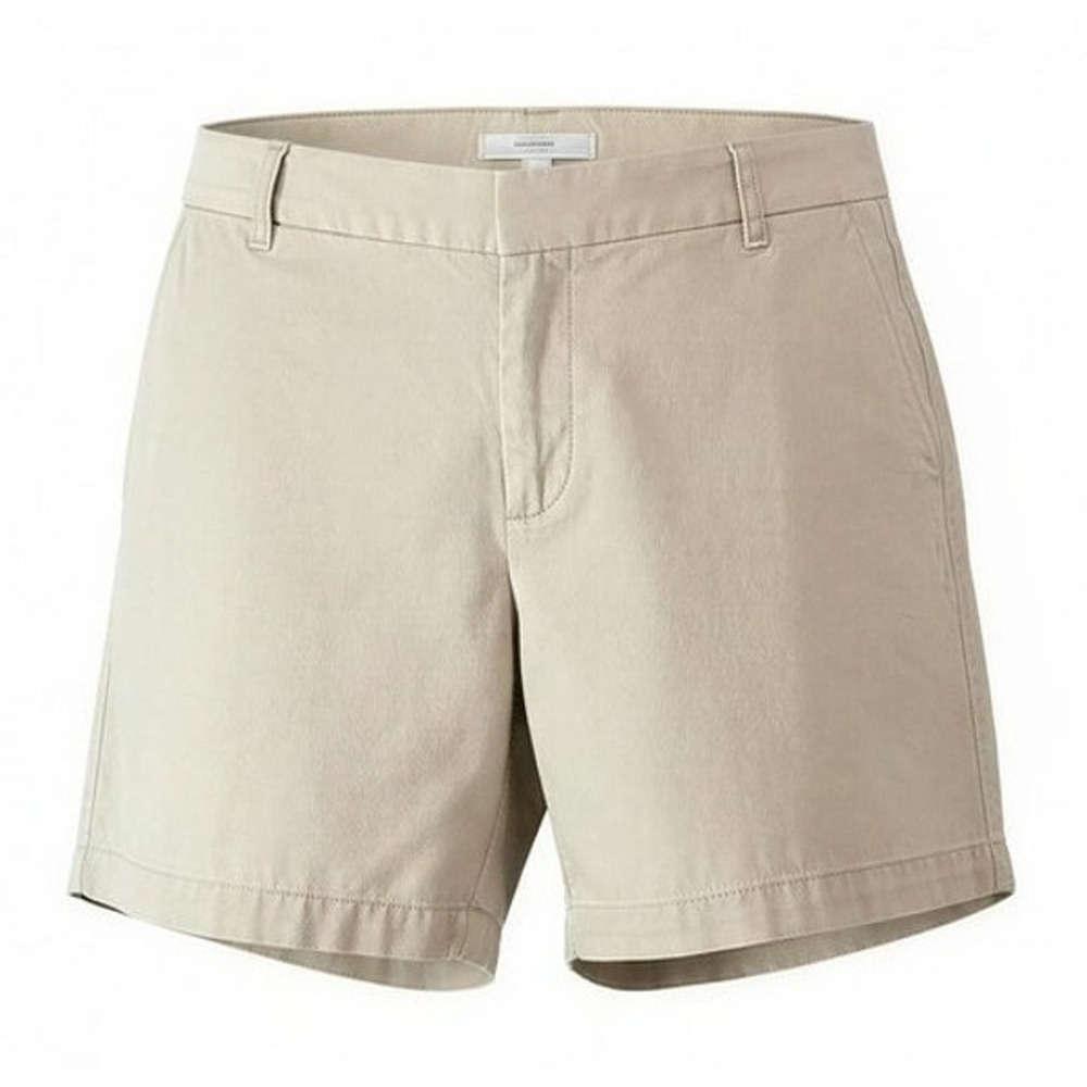 Liz Claiborne Audra Chino Shorts Womens Size 14 Beige Casual Travel
